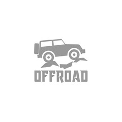 Off road truck icon isolated on transparent background