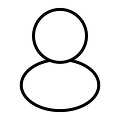 People icon vector design template illustration in trendy flat style suitable your design web