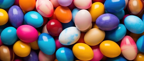 Easter eggs background