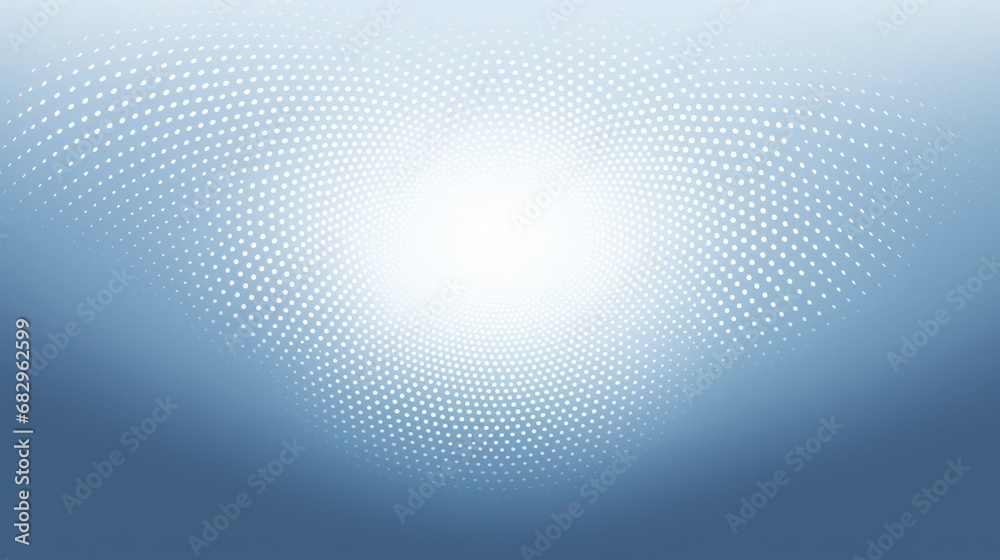 Poster white and blue halftone dots gradient pattern pop texture grunge dots background