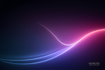 Dark Purple Wave Background, Abstract geometric background with liquid shapes. Vector illustration.