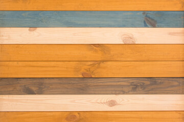 Wood texture board plank color line stripe background wooden fence horizontal close up