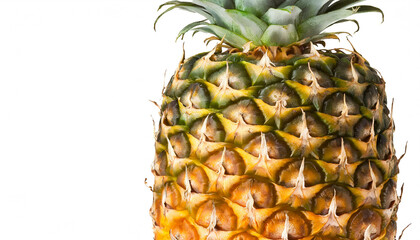 Pineapple isolated on white background, cutout