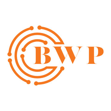 BWP letter design. BWP letter technology logo design on white background. BWP Monogram logo design for entrepreneur and business
