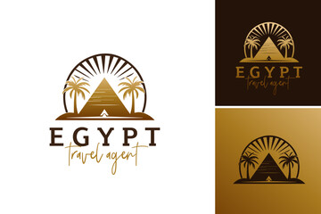 Egypt travel agency suggests a theme related to travel services or promotional material for travel agency specializing in Egypt tours. Suitable for travel brochures, websites, or social media posts. - obrazy, fototapety, plakaty