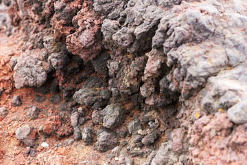 Volcanic stones in Tenerife. Canary Island, Spain