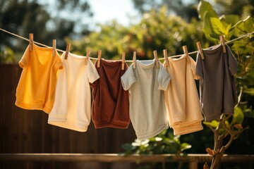 a pile of clean dry towels. New born child after bath in a towel.