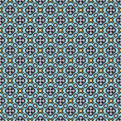 Multi color seamless abstract pattern. Background and backdrop. Multi Colored. Colorful ornamental design. Colored mosaic ornaments. Vector graphic illustration. EPS10.