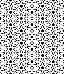 Black seamless abstract pattern. Overlay for background and backdrop. Ornamental design. PNG graphic illustration with transparent background.