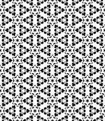 Black seamless abstract pattern. Overlay for background and backdrop. Ornamental design. PNG graphic illustration with transparent background.