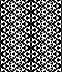 Black seamless abstract pattern. Overlay for background and backdrop. Ornamental design. PNG graphic illustration with transparent background.