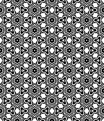 Black seamless abstract pattern. Overlay for background and backdrop. Ornamental design. PNG graphic illustration with transparent background.