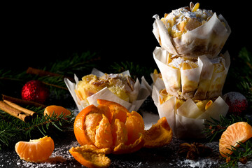 Christmas and New Year muffins