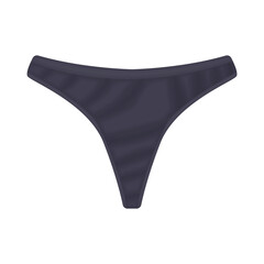 black underwear illustration