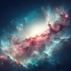 space art, incredibly beautiful science fiction wallpaper. endless universe.galaxy night panoramic  - obrazy, fototapety, plakaty