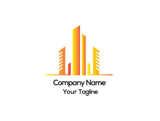 Real estate logo design template