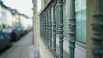 Metal Window Defense - Intricate Window Grille to Deter Intruders and Mark Property