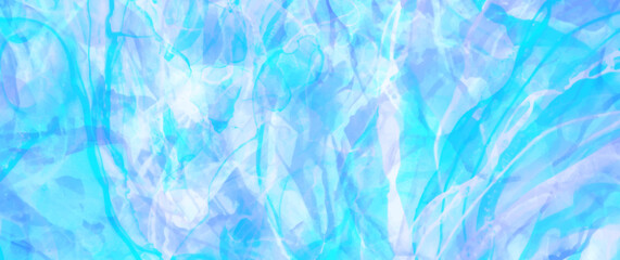 Christmas vector watercolor art background. Hand drawn blue vector texture. Hand painted watercolor texture for cards, flyer, poster, banner, and cover. Brushstrokes and splashes. Template for design.