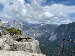 Foto auf Acrylglas Half Dome Yosemite Falls Trail - Yosemite National Park, CA