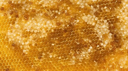 Honeycomb, background of honeycombs.