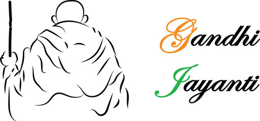 Gandhi Jayanthi, October 02, Mahatma Gandhi's Birthday, Father of the nation, India, Tri-color 
