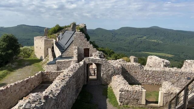 A view of Regec Castle in Hungary