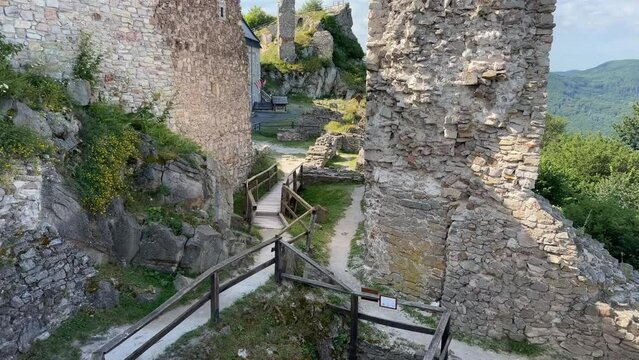 A view of Regec Castle in Hungary