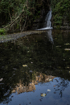 Waterfall next to the village of Blera, near Rome.