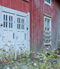 Abandoned old wooden house