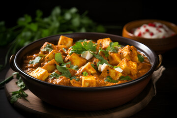 Delicious Butter Paneer Masala Dish in a Bowl