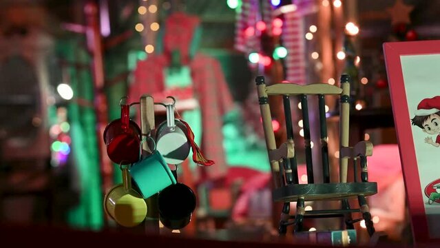 Cena do quarto do papai noel com soldadinho de chumbo, datas comemorativas, festas de fim de ano