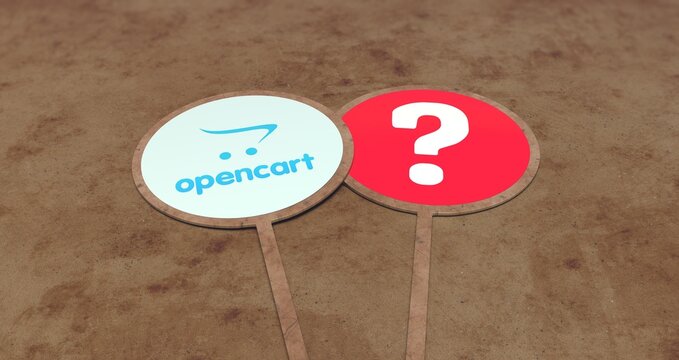 OpenCart, Open Source Shopping Cart Solution. Social Media Images.