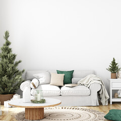 Mockup, Blank wall mockup, Living room frame, Wall art mockup, Room decor wall, Wall mockup, Mockup for art, Christmas, Wall Christmas mockup