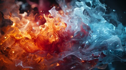 Fototapeta premium fire flames 