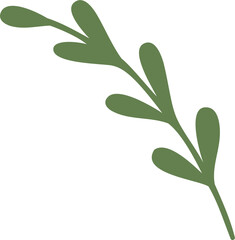 Floral element. Illustration