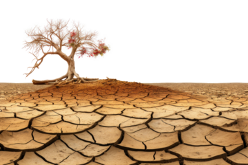 Barren Landscape of Natural Disaster Drought