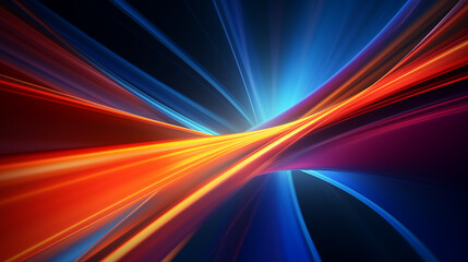 3D Rendered Neon Glow Abstract Backgrounds: Magenta Tones, Dynamic Ribbons, Virtual Clouds & Glowing Geometric Shapes in Dark Settings for Futuristic, Energy-Themed Wallpapers - generativ ai 
