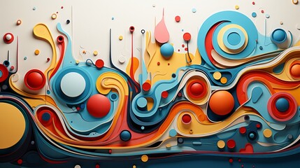 abstract background with circles