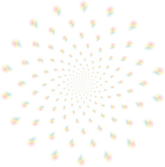 Fibonacci gradient blurred Ratio Spiral Vector Pattern,