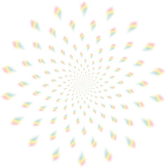 Fibonacci gradient blurred Ratio Spiral Vector Pattern,