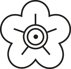 Obraz premium Flower icon design.