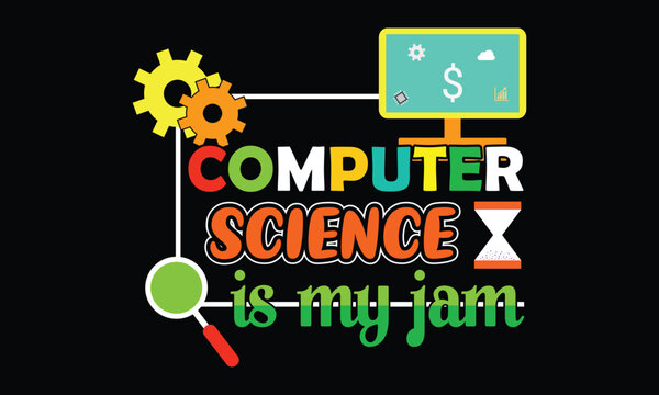 Computer Engineer T-shirt Design Vector Template