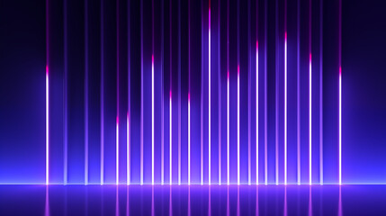 3D Rendered Neon Glow Abstract Backgrounds: Magenta Tones, Dynamic Ribbons, Virtual Clouds & Glowing Geometric Shapes in Dark Settings for Futuristic, Energy-Themed Wallpapers - generativ ai 