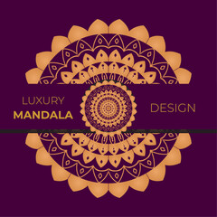 creative luxury mandala background design