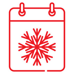 red winter icon