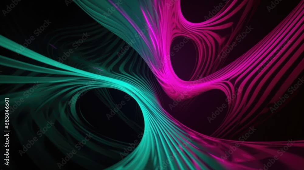 Poster bicolor abstract video background or intro. ai generative.