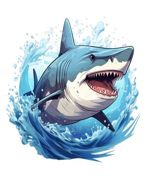 shark underwater Predator teath