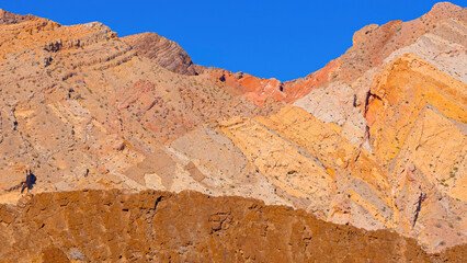 The typical landscape with red rocks and sandstones in the Arizona Desert - travel photography