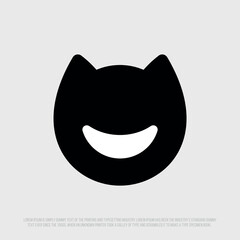 Modern professional logo in the shape of the cat