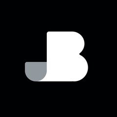 Modern professional logo in the shape of the letter JB